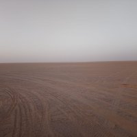 Wüste Richtung Grenze